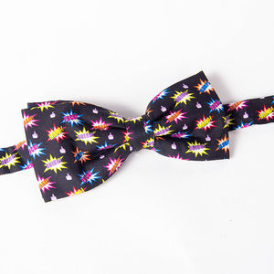 FEFE BLACK & MULTICOLOR BOWTIE | MENS